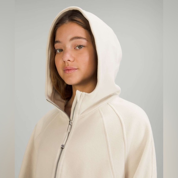 NWT Lululemon Scuba Oversized Half-Zip Hoodie White Opal - Picture 2 of 5